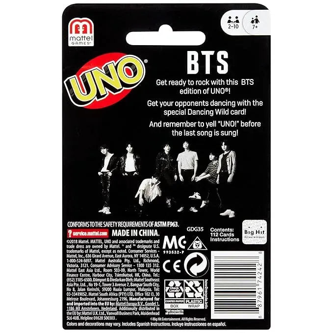 UNO BTS Edition Card Game