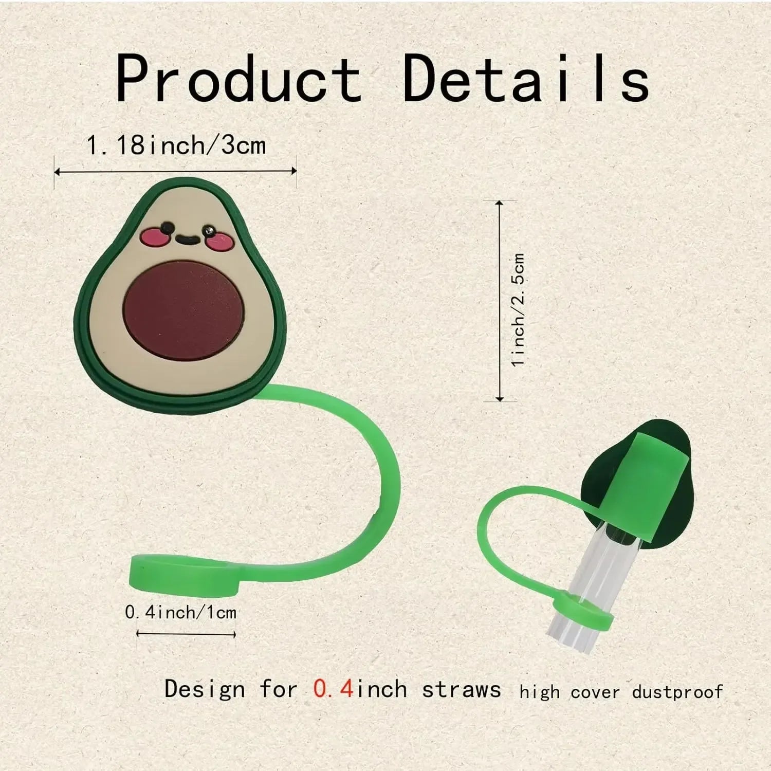 Fruity Fresh Straw Topper For 30 oz/40 oz Tumblers