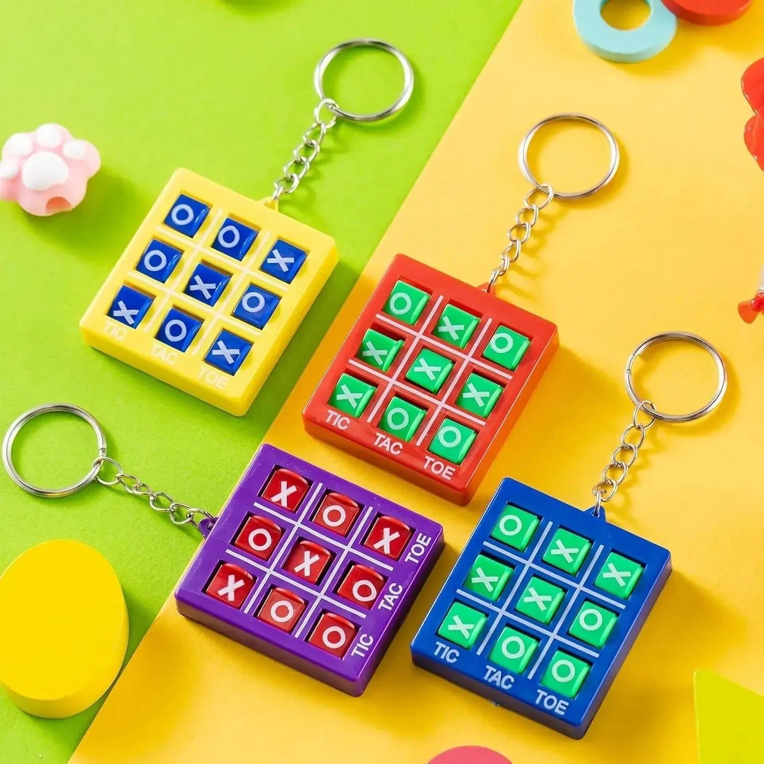 Pocket XO Tic Tac Toe Keychain