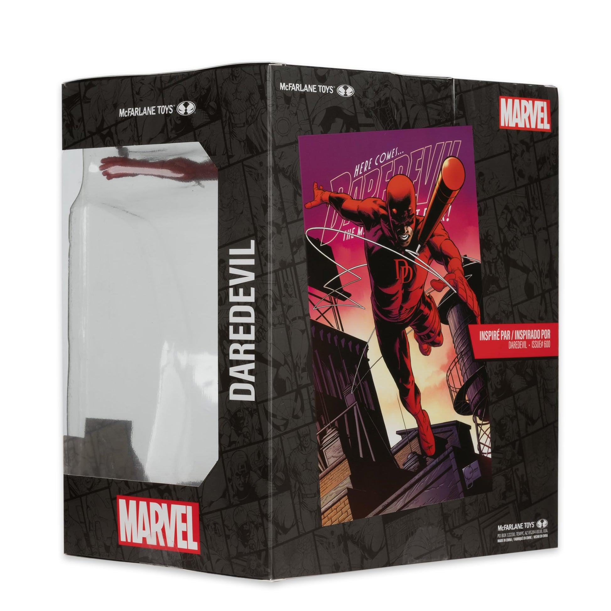McFarlane Toys - Marvel Daredevil 1:10th Scale Collectible with Scene (Daredevil #600) - Bear Hugs