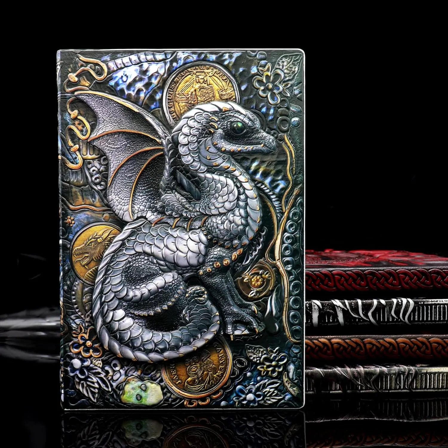 Vintage Dragon 3D Notebook