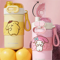 Sanrio 2 in 1 Spout & Straw Steel Bottle (430 ml)