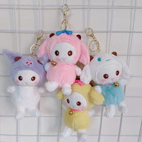 Sanrio Cosplay Bell Plush Keychain