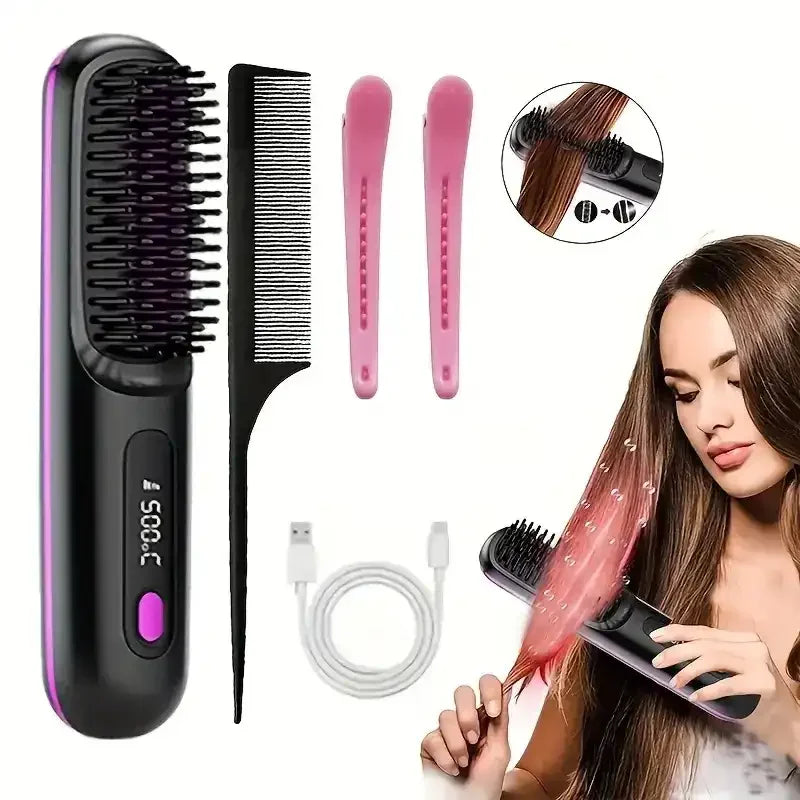 Sleek & Go Wireless Hair Straightener Comb