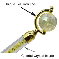 Crystal Globe Earth Ballpoint Pen