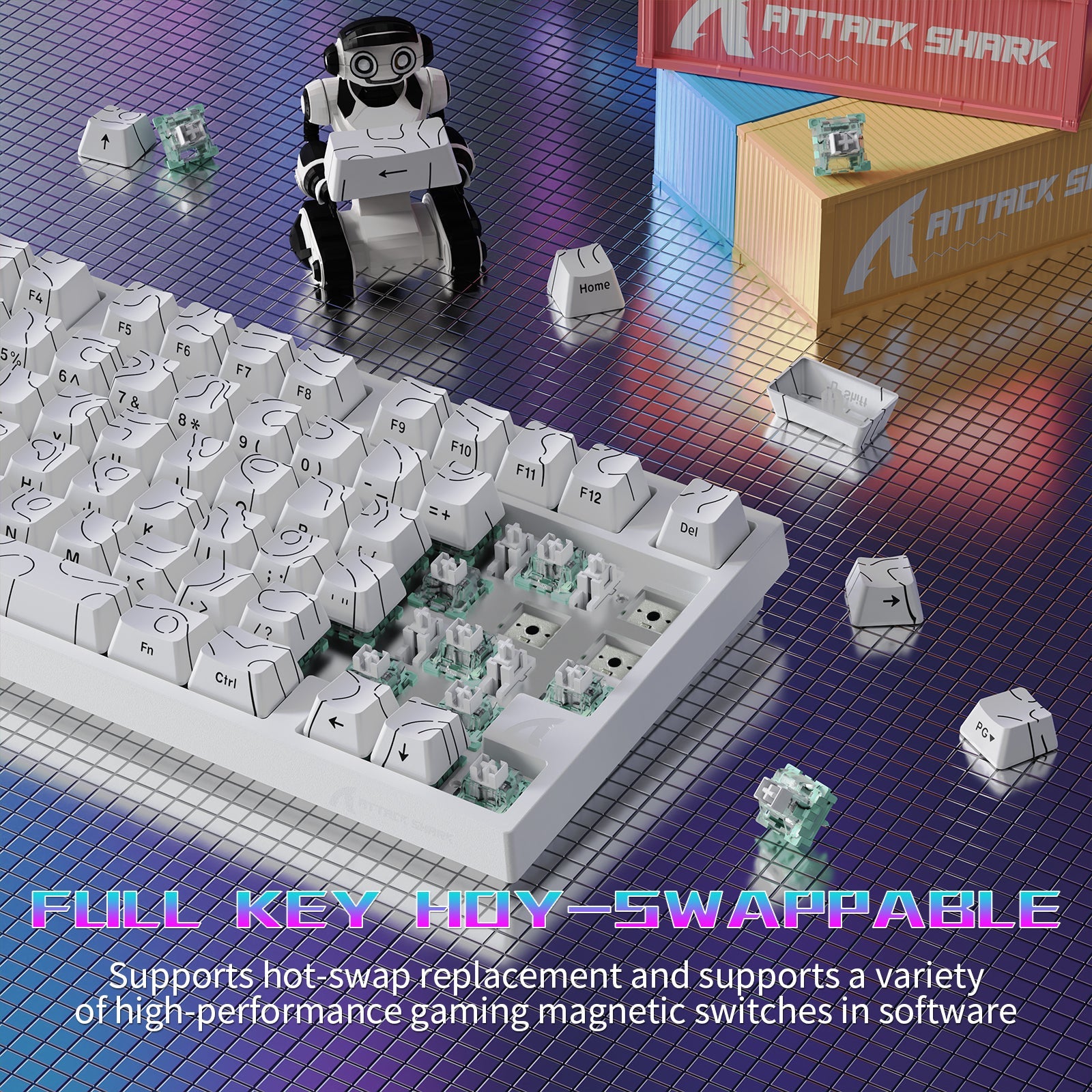 ATTACK SHARK R82 HE Magnetic Gaming Keyboard