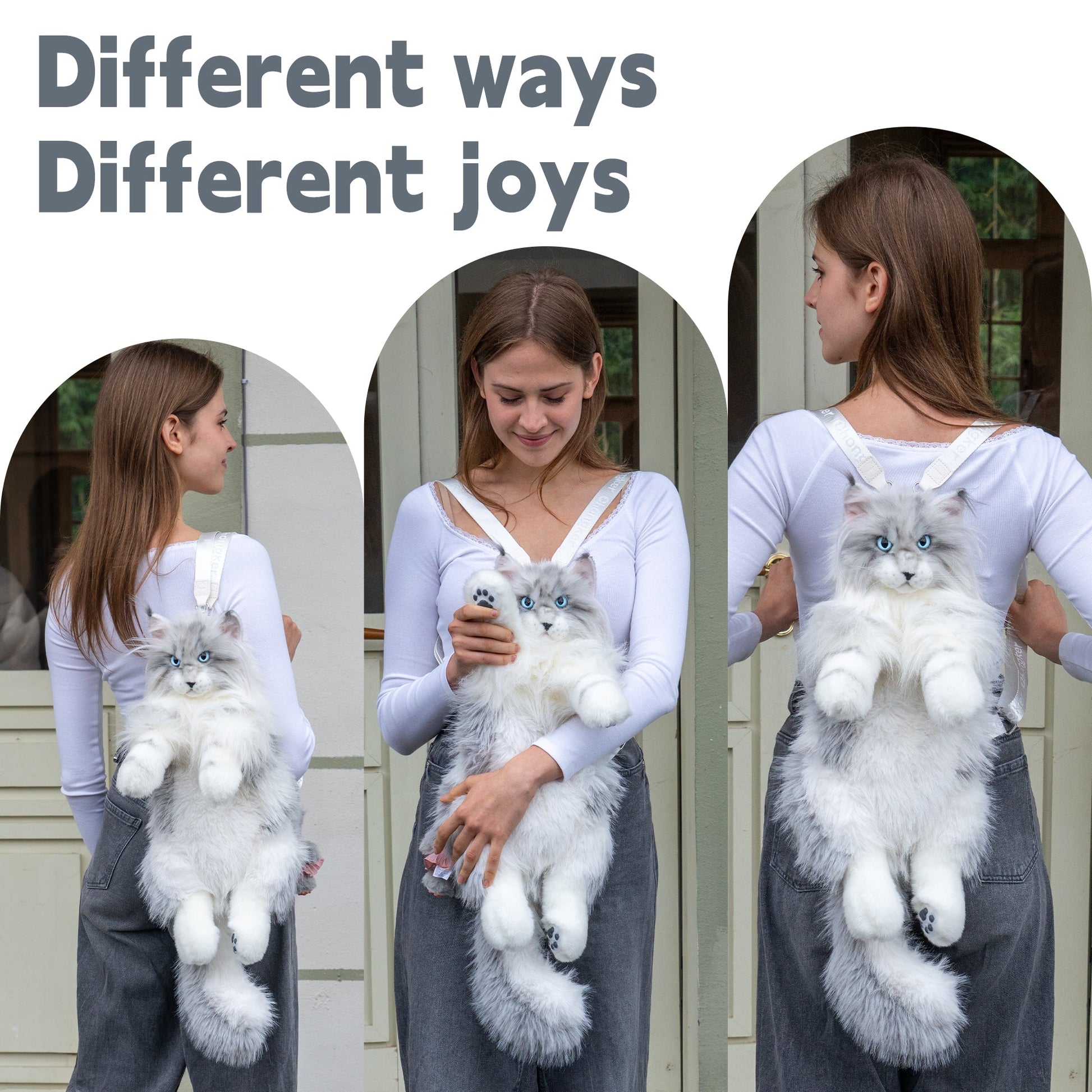Chongker Realistic Maine Coon Cat Backpack