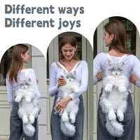 Chongker Realistic Maine Coon Cat Backpack