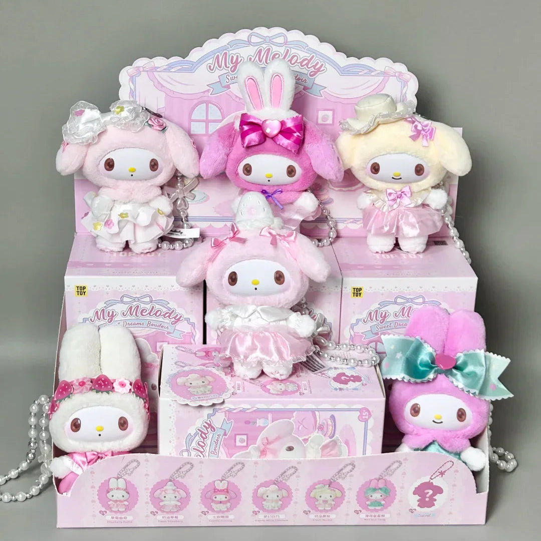 My Melody Sweet Dress Princess Style Plush Charms Blind Box - Bear Hugs