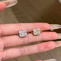 Hellokitty 925 Sterling Silver White Gold Plated Cubic Zirconia Promise Ring - Bear Hugs