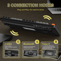 ATTACK SHARK X87 Tri-Mode Gasket Mechanical Keyboard
