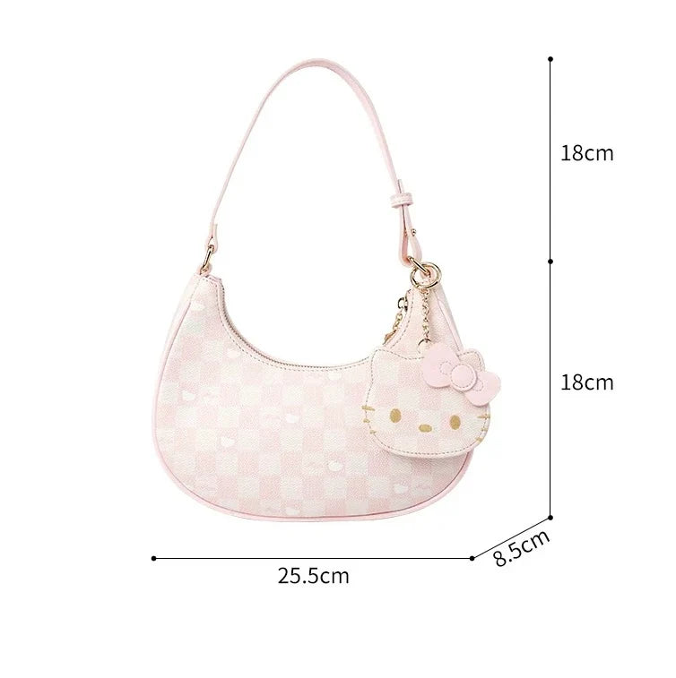 Hello Kitty Blush Pink Vanity Shoulder Bag with Mirror - Bear Hugs
