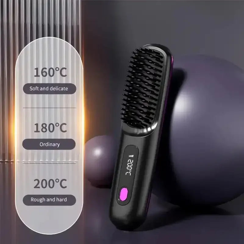 Sleek & Go Wireless Hair Straightener Comb