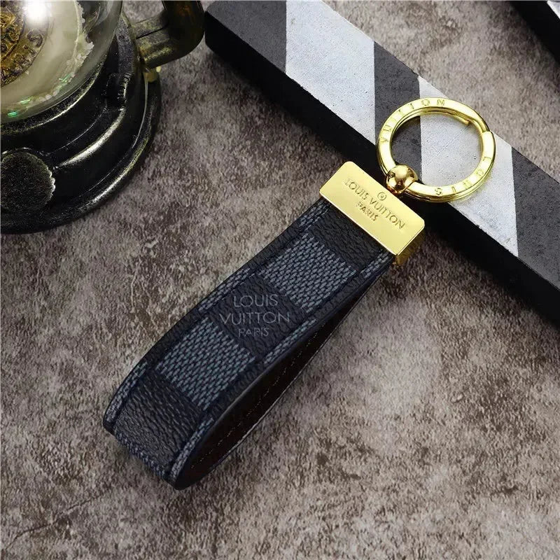 Signature Loop Premium Leather Keychain