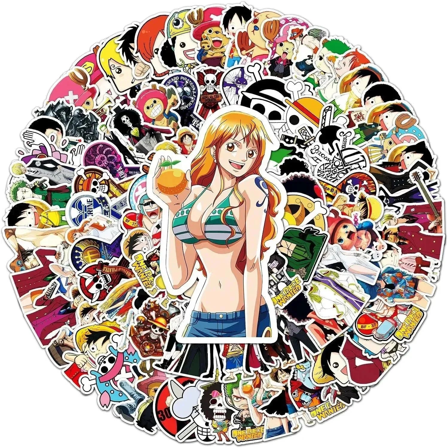 One-Piece Sticker Pack (50 Pcs)