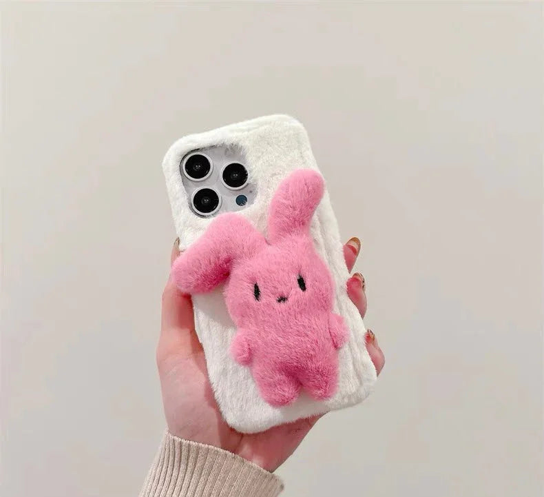Rabbit Soft Phone Case for iPhone 11/11pro/11pro max/12/12pro/12pro max/13/13pro/13pro max/14/14pro/14plus/14pro max/15/15pro/15pro max/15plus/16/16pro/16pro max PN6863 - Bear Hugs