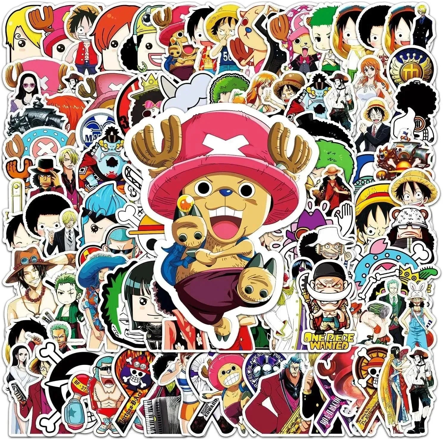 One-Piece Sticker Pack (50 Pcs)