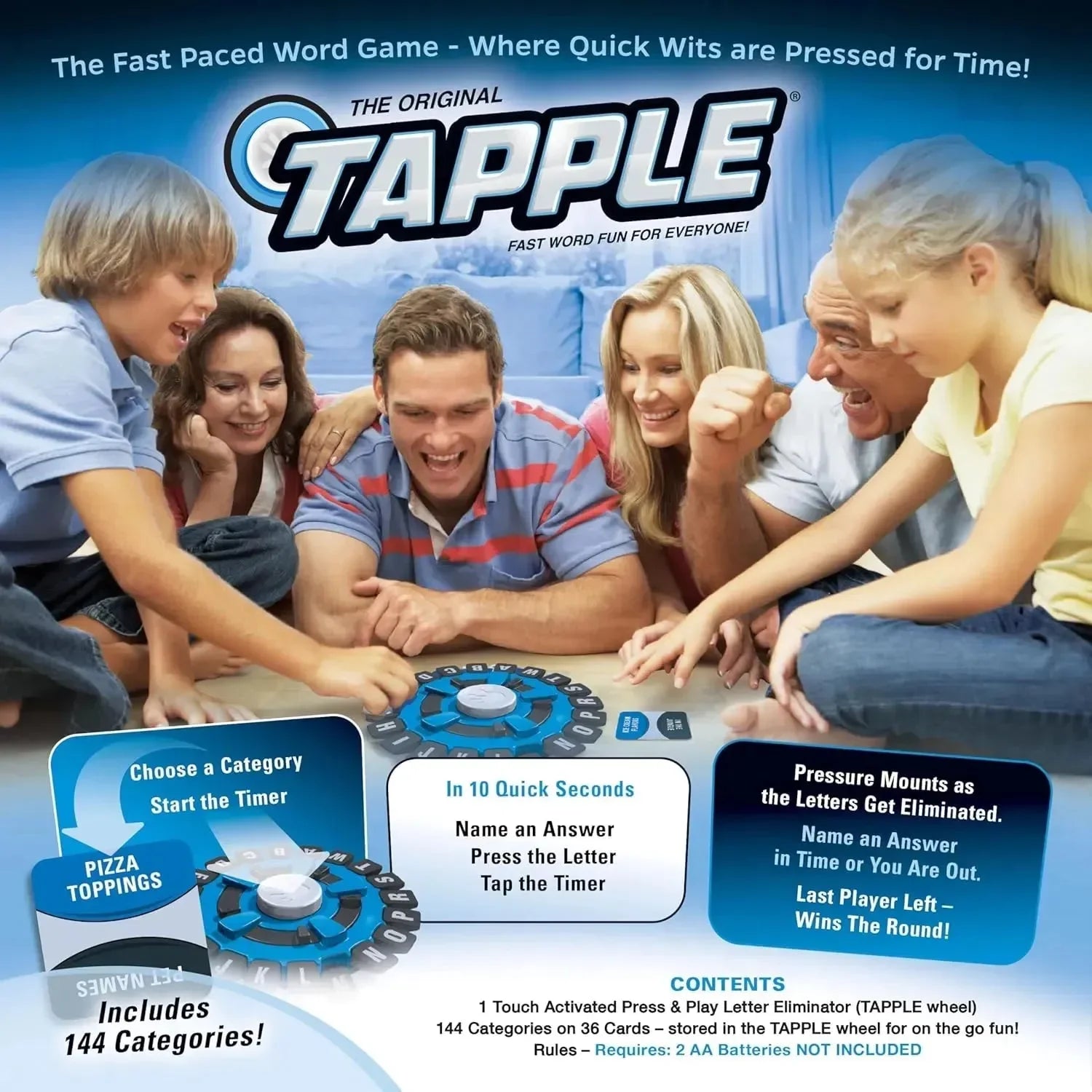 Tapple, jeu de mots rapide 