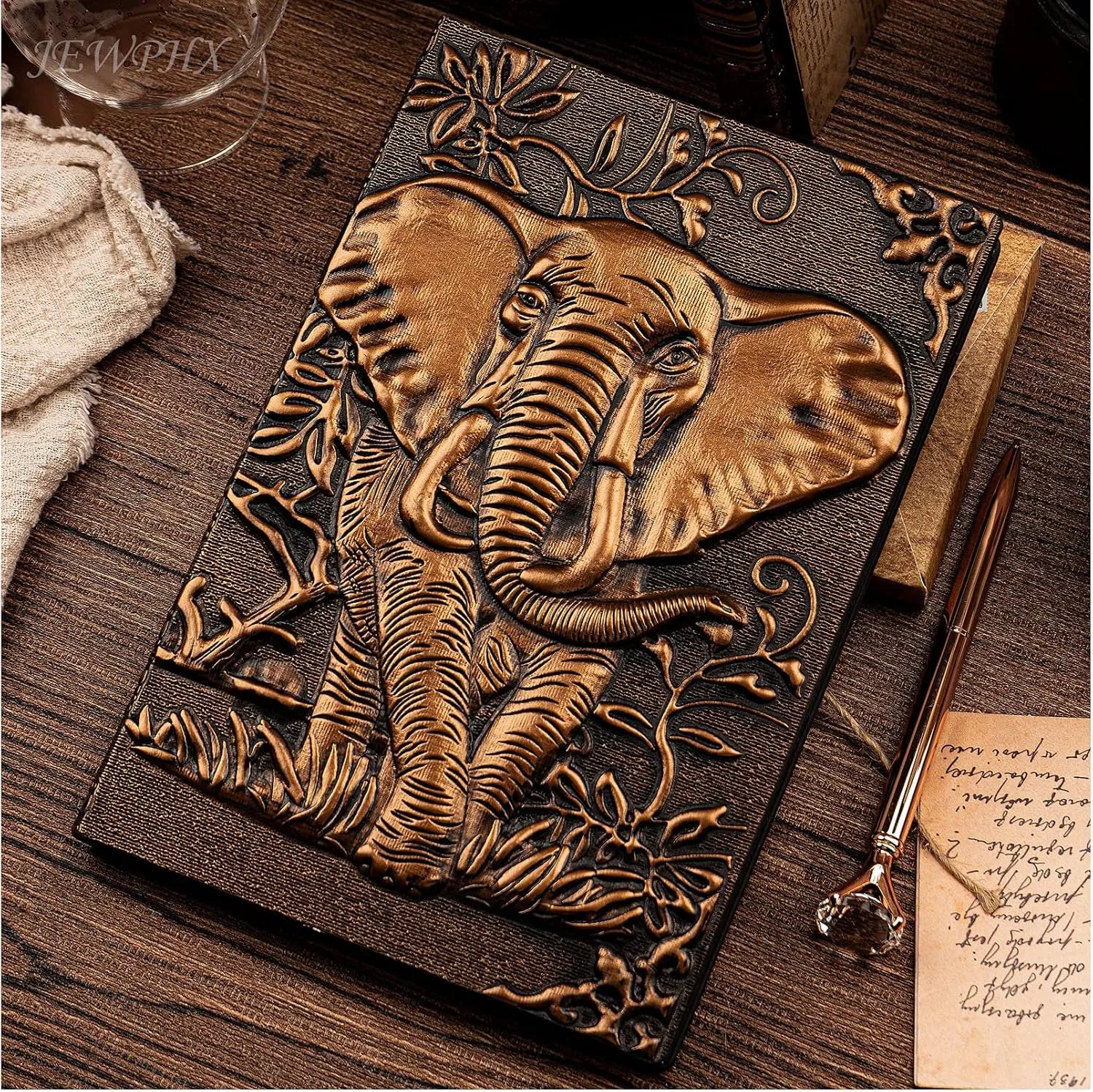 Premium Vintage Elephant A5 Journal