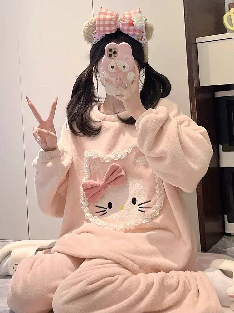 Cute Pajamas Home Suit PN6990 - Bear Hugs