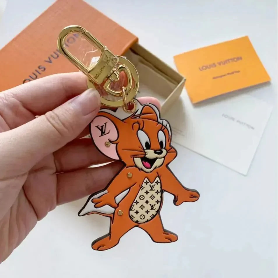 Monogram T&J Mischief Makers Keychain