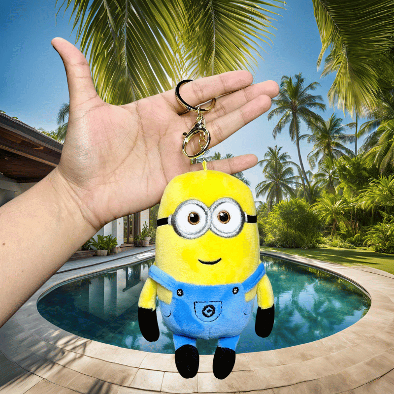 Bob Minion Plush Keychain