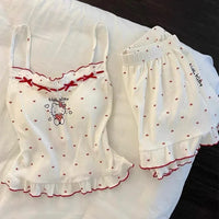 Kawaii Kitty Summer Pajamas Suits PN7088 - Bear Hugs