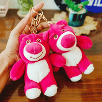 Smiling Lotso Plush Keychain