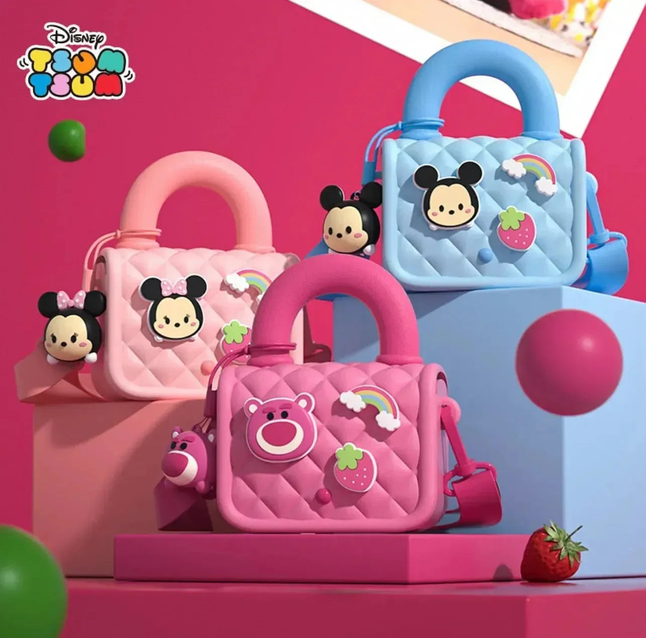 حقيبة DSNY Tsum Tsum الصغيرة القابلة للتحويل 
