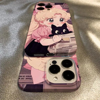 Cute Girl Phone Case for iPhone 11/12/12pro max/13/13pro/13pro max/14/14pro/14pro max/15/15pro/15pro max/16/16pro/16pro max PN6902 - Bear Hugs