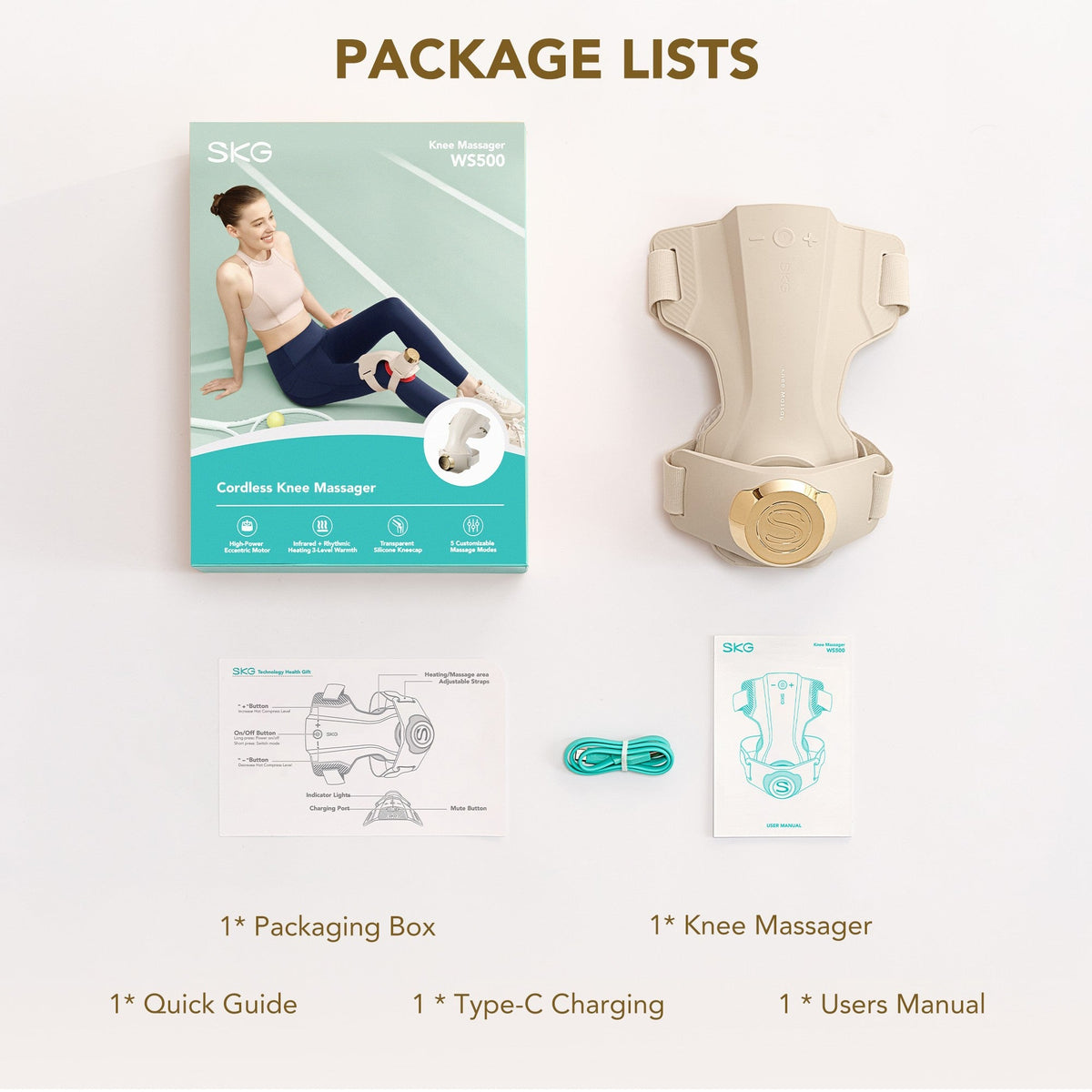 SKG WS500 Joint Recovery Knee Massager