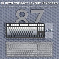 ATTACK SHARK X87 Tri-Mode Gasket Mechanical Keyboard