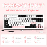 ATTACK SHARK M87 Wireless Mechanical Keyboard - Bear Hugs