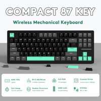 ATTACK SHARK M87 Wireless Mechanical Keyboard - Bear Hugs