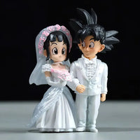 Dragon Ball Z Goku and Chi-Chi Wedding Action Figure (9 cm)