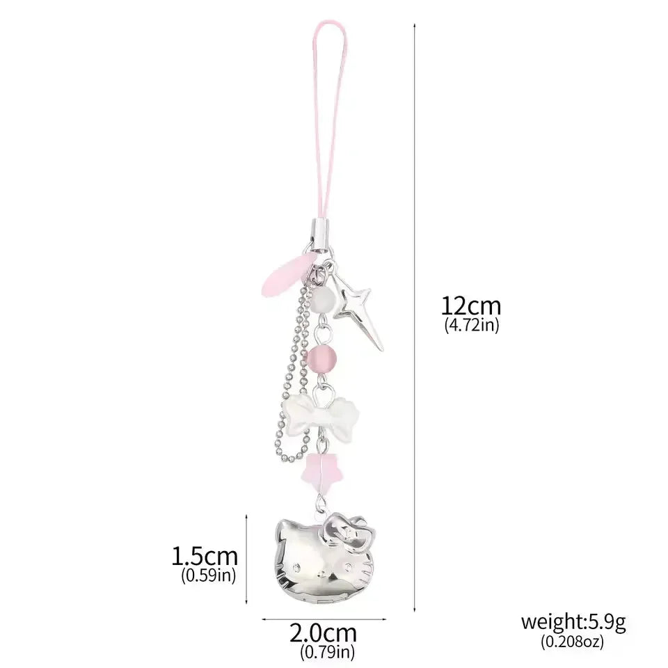 Hello Kitty Cascade Beaded Phone Charm
