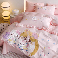 Kawaii Kitty Girls Bedding Set PN7019 - Bear Hugs