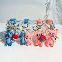 Stitch & Angel Love Duo Keychain