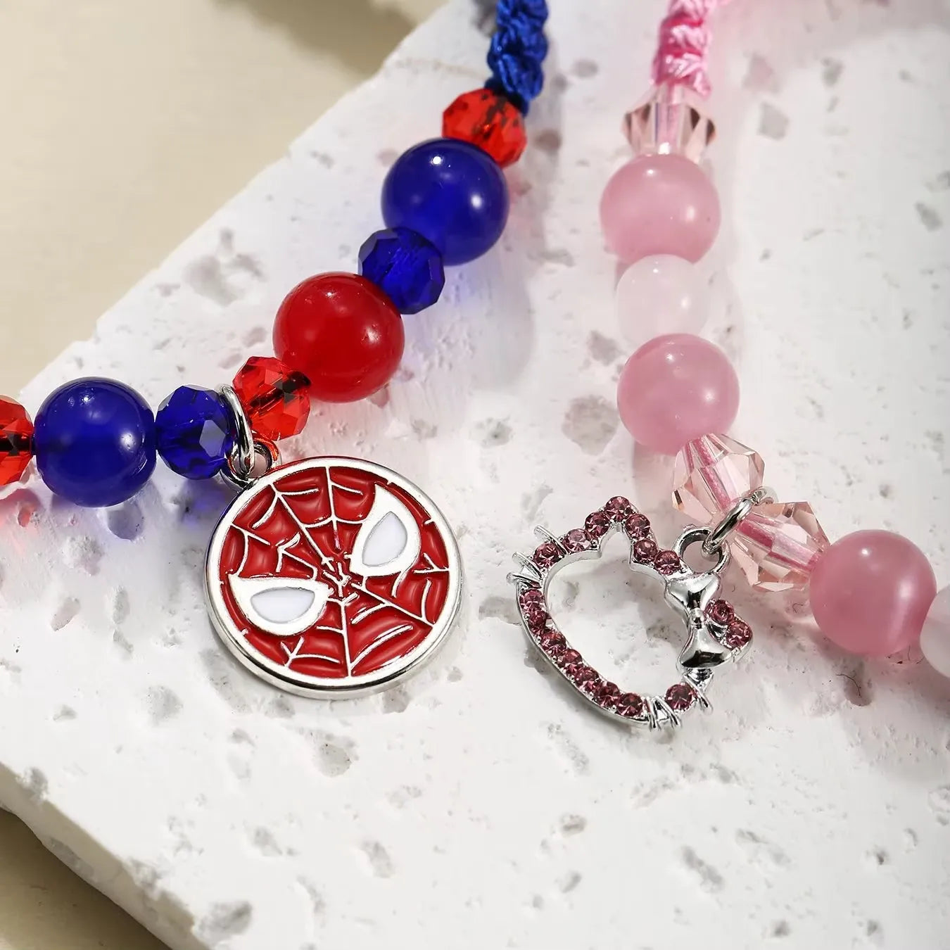 Spiderman & Hello Kitty BFF Bracelet