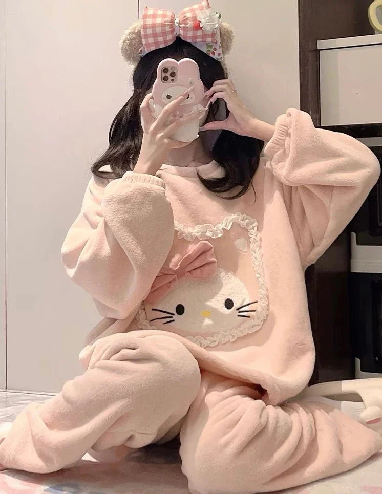 Cute Pajamas Home Suit PN6990 - Bear Hugs