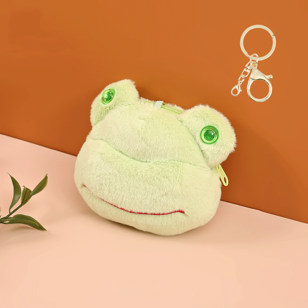 Adorable Froggy Coin Pouch Keychain