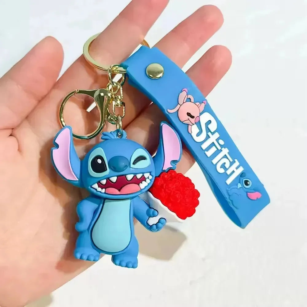 Stitch & Angel Love Duo Keychain