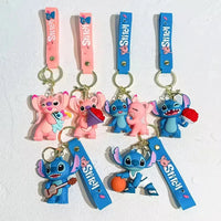 Stitch & Angel Love Duo Keychain