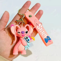 Stitch & Angel Love Duo Keychain