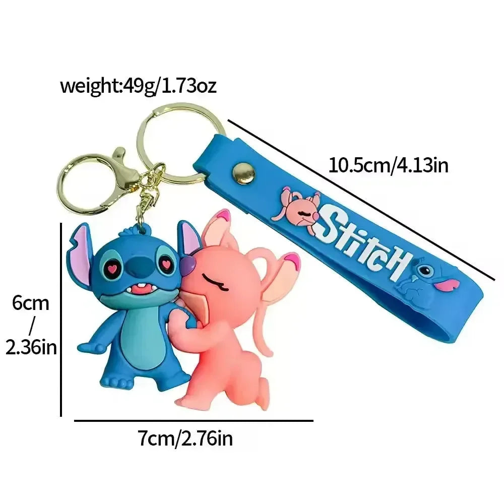 Stitch & Angel Love Duo Keychain