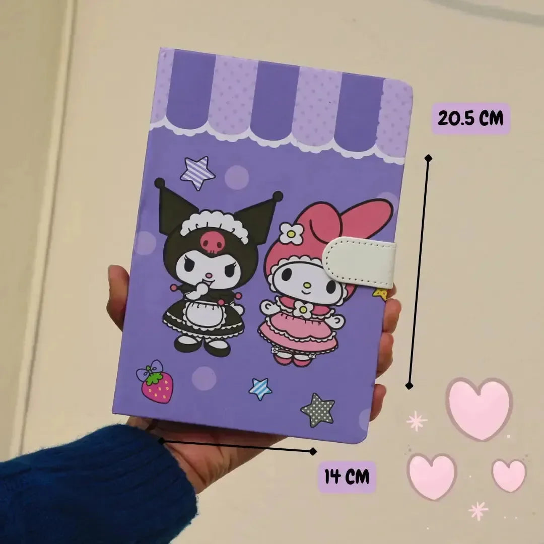 Rebel Notes Kuromi Magnetic Journal