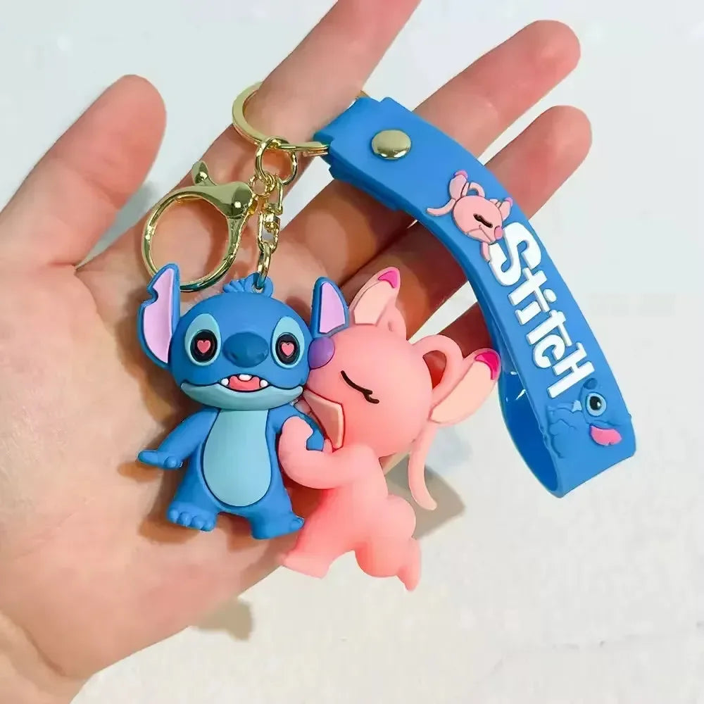 Stitch & Angel Love Duo Keychain
