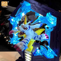 Digimon Derivatives Agumon Gabumon Glowing Figurine (18 cm)