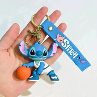 Stitch & Angel Love Duo Keychain
