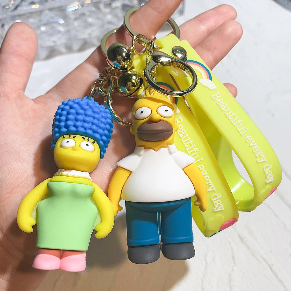 3D Simpsons Keychain